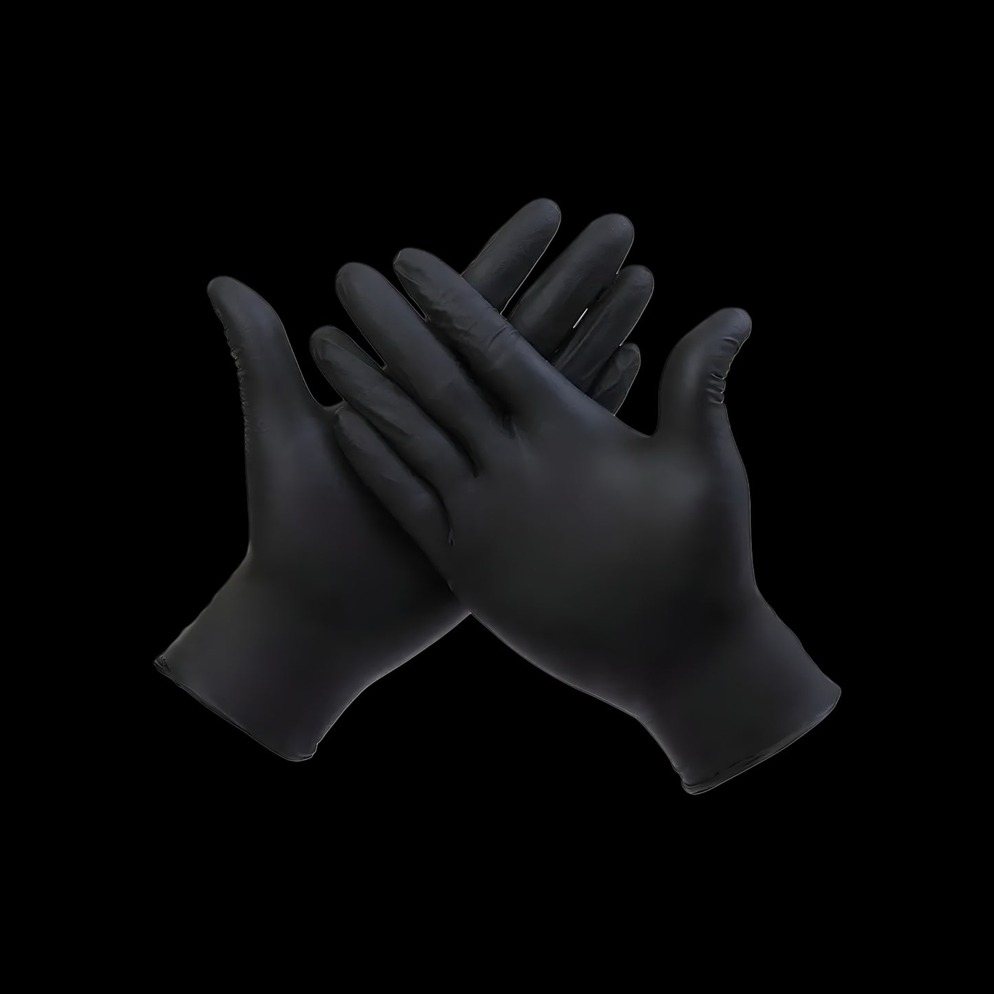 Guantes de Nitrilo Negro Hairstar Talla L
